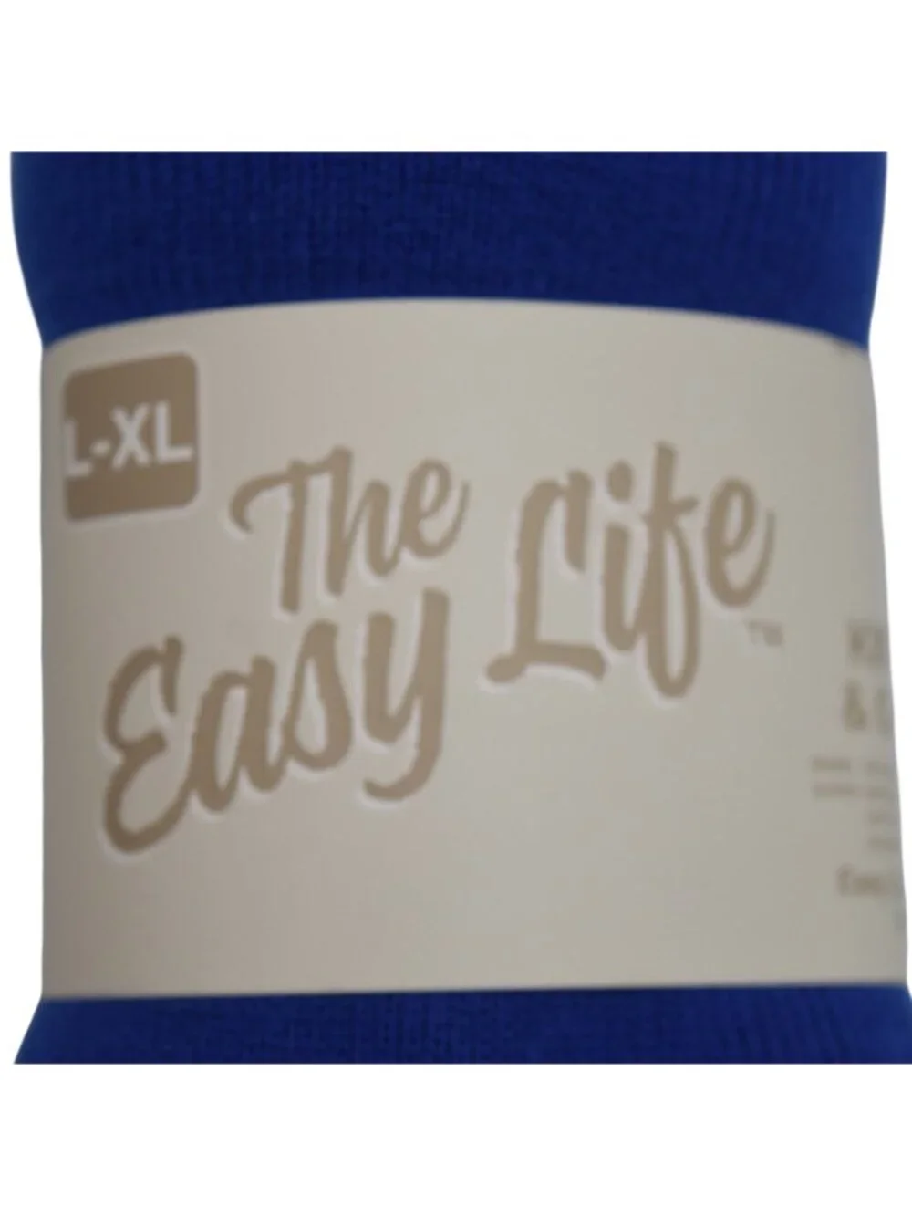 The Easy Life Knit Beanie Hat Gloves Set Royal Blue Winter Warm Unisex New L XL